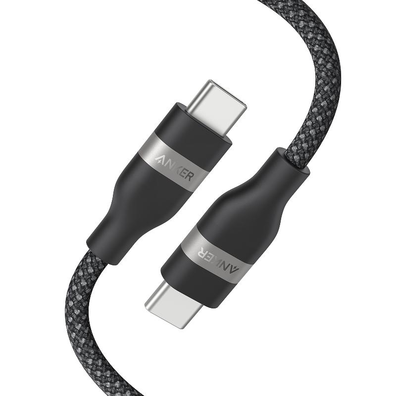 ANKER 310 USB-C TO USB-C CABLE (3FT, 240W, BRAIDED) BLACK image 3