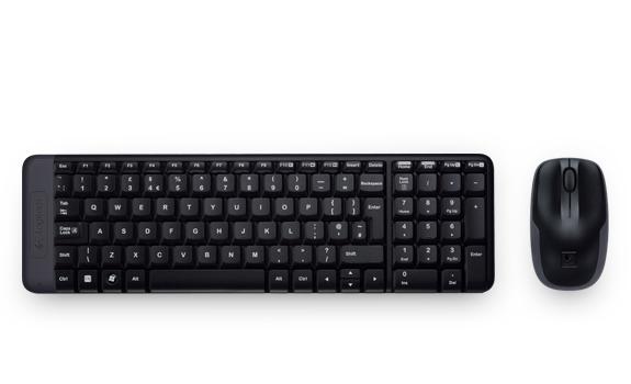 LOGITECH MK220 WIRELESS KEYBOARD AND MOUSE COMBO image 2