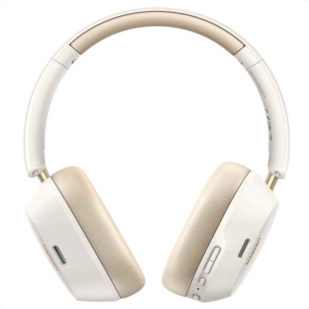 UGREEN HP203 HiTune Max5c Over-ear Bluetooth Headphone with Adaptive Noise Cancelling-White image 2