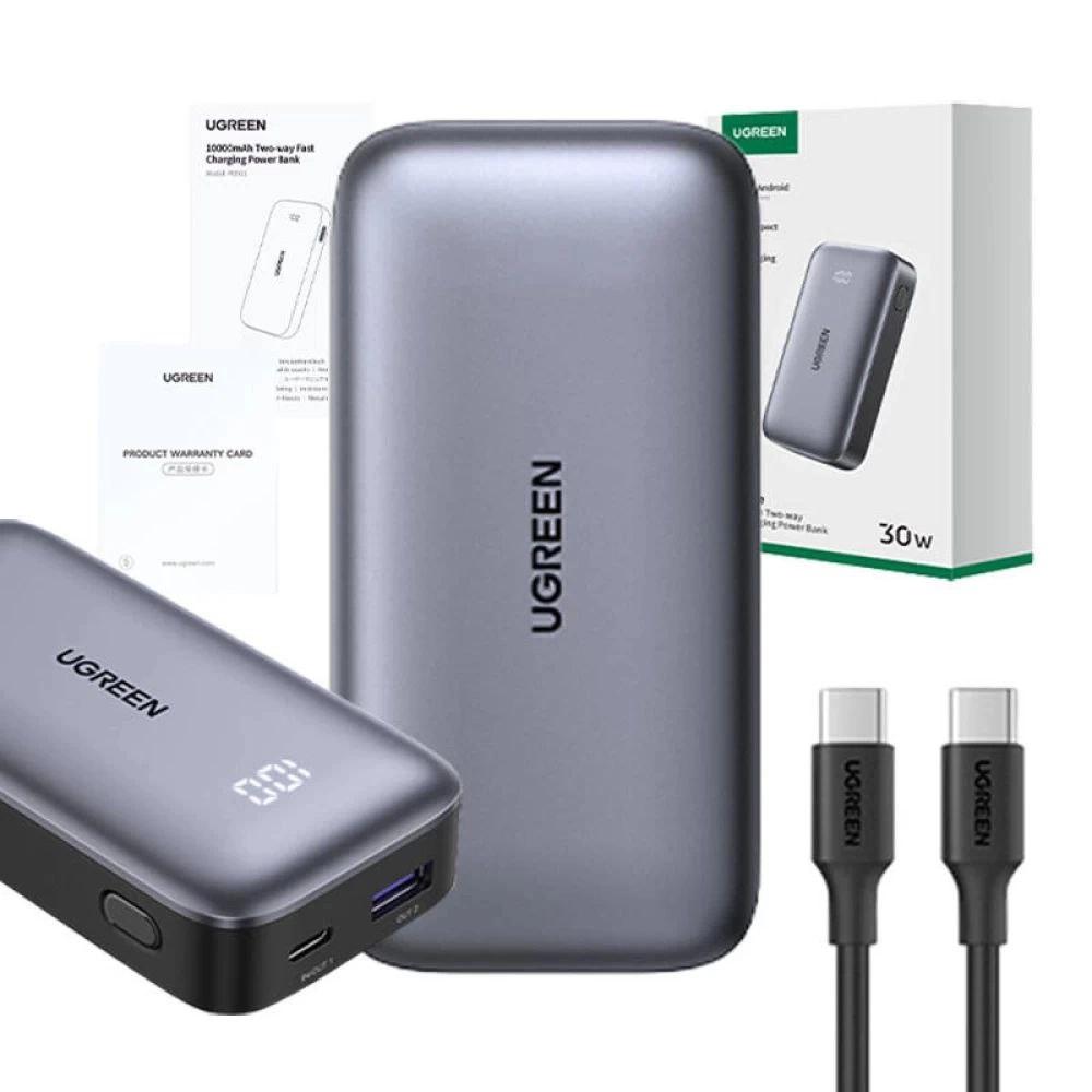 UGREEN PB502 10000mAh Two-way Fast Charging Power Bank (30W)