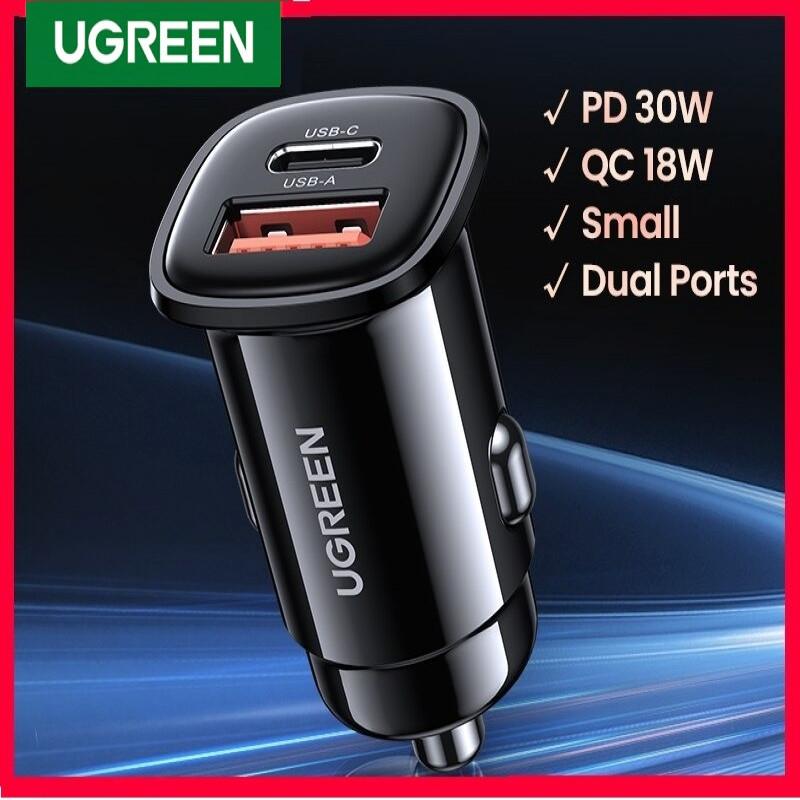 UGREEN CD213 30W CAR charger WITH 1 USB-C /1* USB A ports image 3