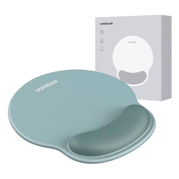 UGREEN LP668 Ergonomic Mouse Pad(with Wrist Support)-GREEN - Size: 220*245*5 mm