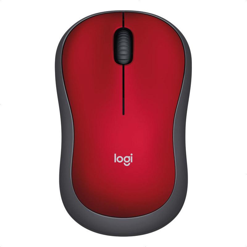 LOGITECH M185 RED WIRELESS MOUSE image 4
