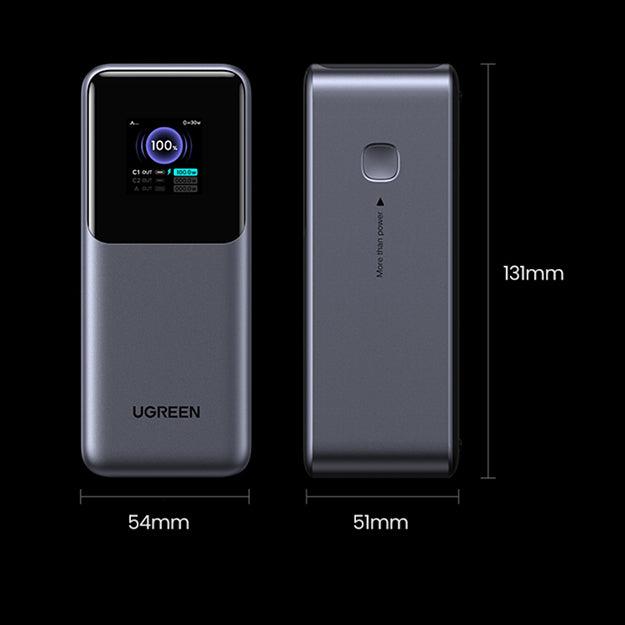 UGREEN PB726 20000mAh 165W Laptop Portable Power Bank-Black(with a Retractable Cable) image 3