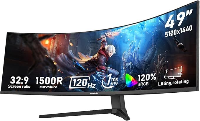 Dahua EW410CA 49-inch DQHD Curved Gaming Monitor