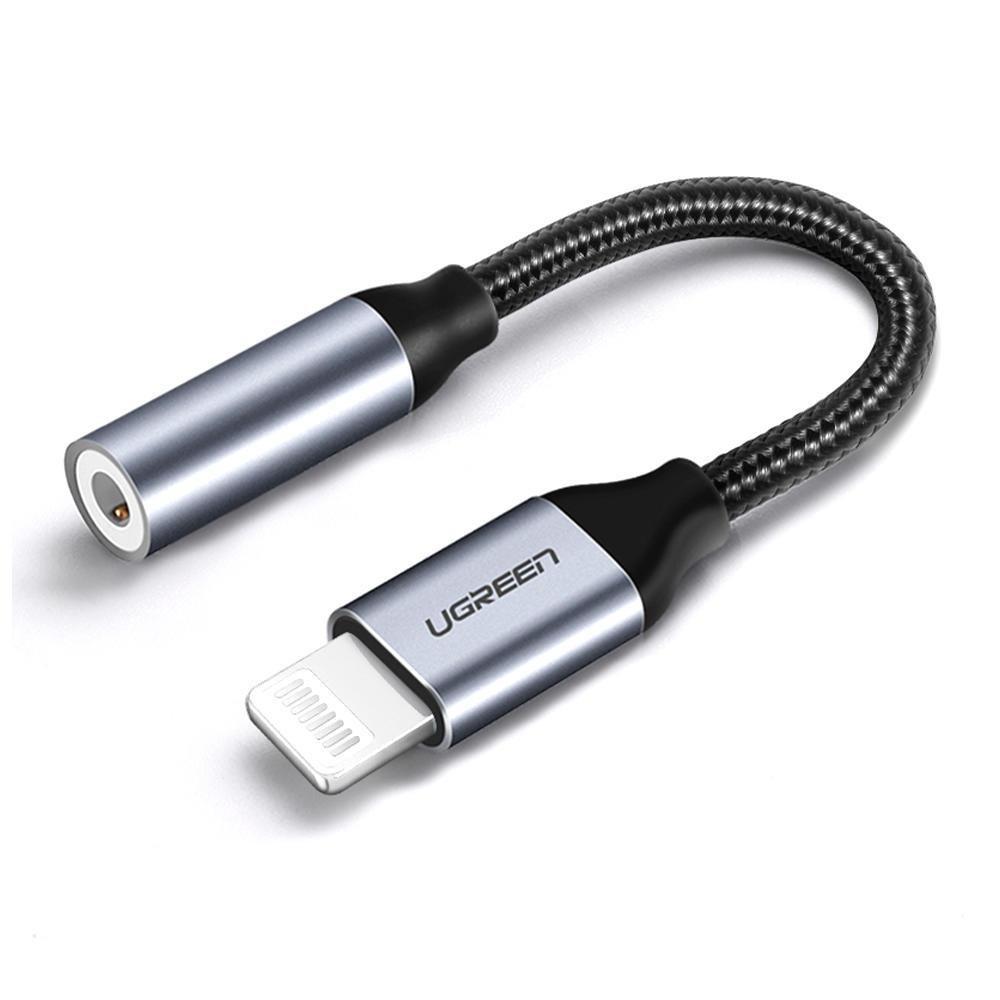 UGREEN US211 Lightning Male to 3.5mm Female Audio Adapter-Dark grey image 2