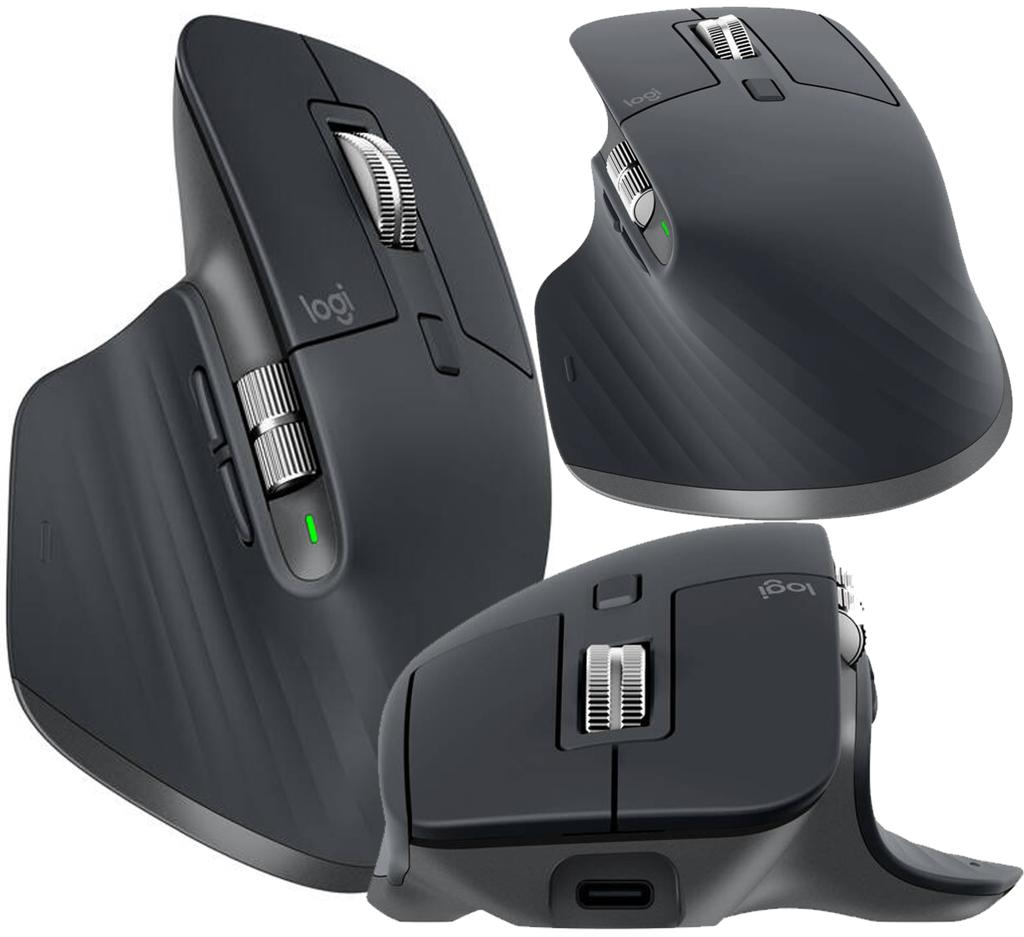 Logitech MX Master 3S Performance Wireless Gaming Mouse – Graphite image 3
