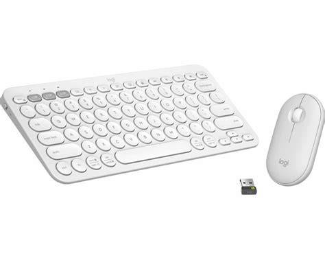 LOGITECH PEBBLE 2 BLUETOOTH KEYBOARD COMBO WHITE image 2