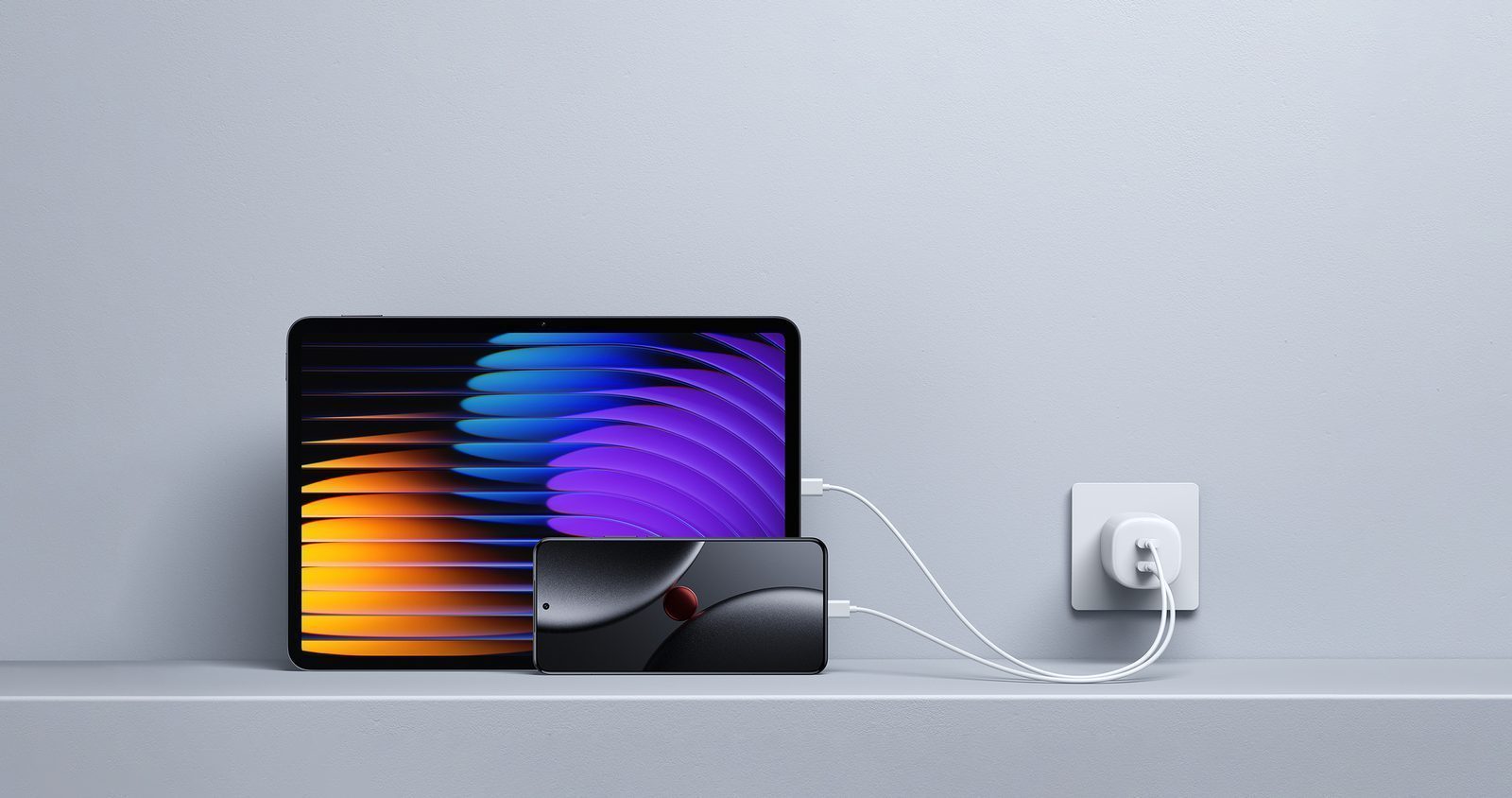XIAOMI 45W NANO TURBO CHARGING POWER ADAPTER (2-PORT) UK