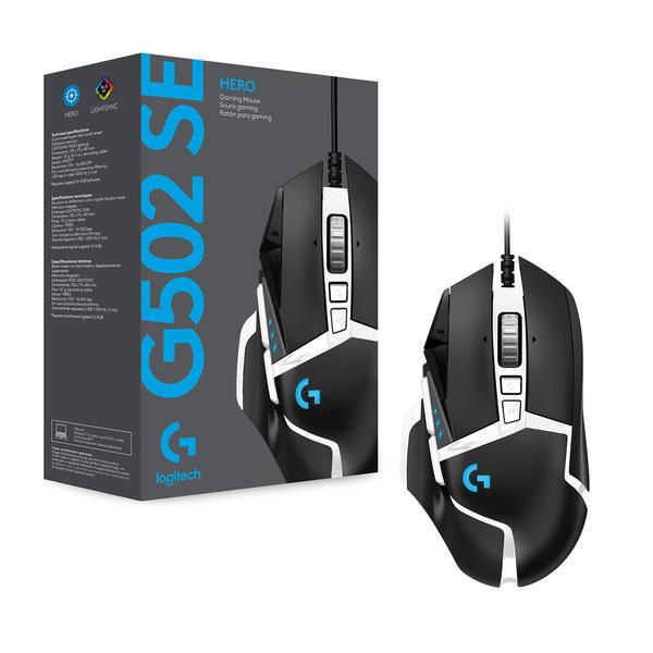 LOGITECH G502 SE CORDED HERO MOUSE (BLACK)