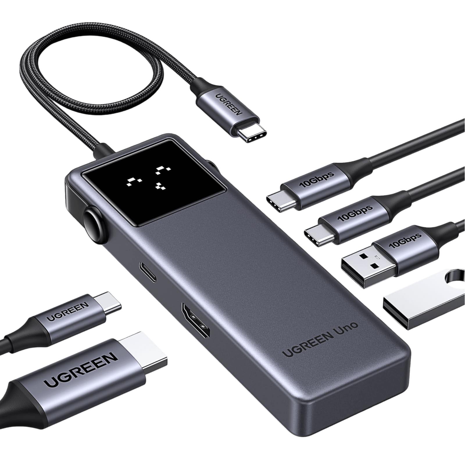 UGREEN CM888 6-in-1 UNO USB-C Dock with 10Gbps USB and HDMI image 2