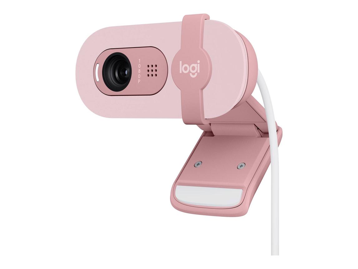 Logitech Brio 100 Full HD Webcam –Rose – USB-C image 2