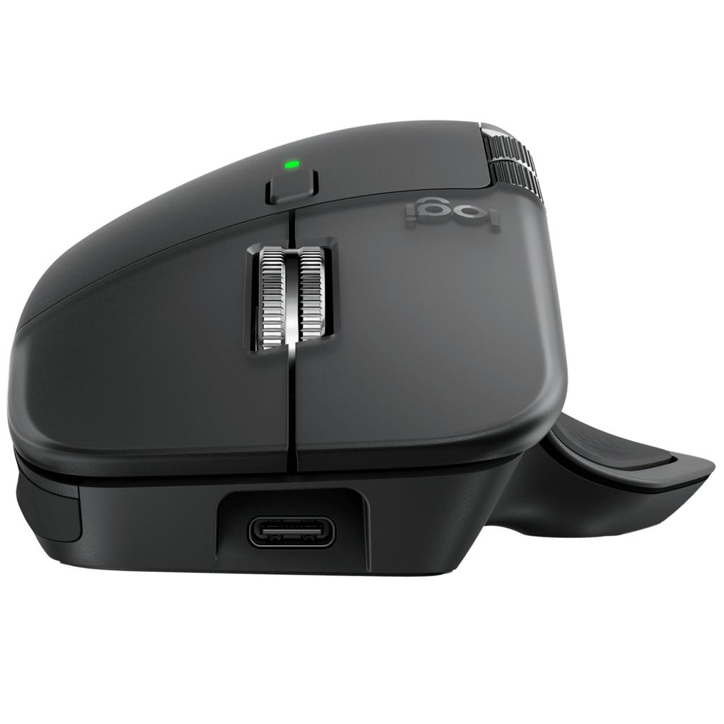 Logitech MX Master 4 Ergonomic Gaming Bluetooth Mouse-Graphite image 2