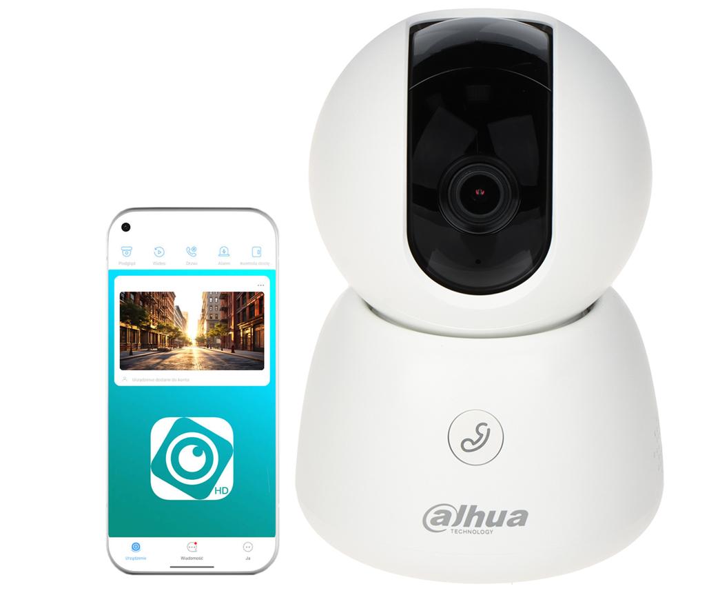 H3B 3MP Indoor Fixed-focal Wi-Fi Pan & Tilt Network Camera, RJ45 Ethernet & wifi connectivity, Pan: 0° to 350°,  Micro SD card (256 GB),  built in... image 2