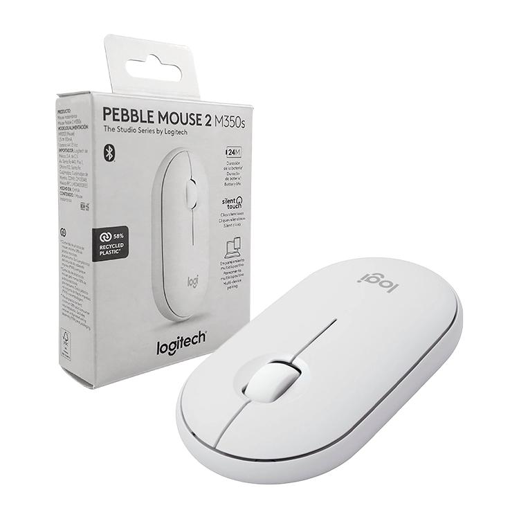 LOGITECH MOUSE 2 PEBBLE M350S WHITE