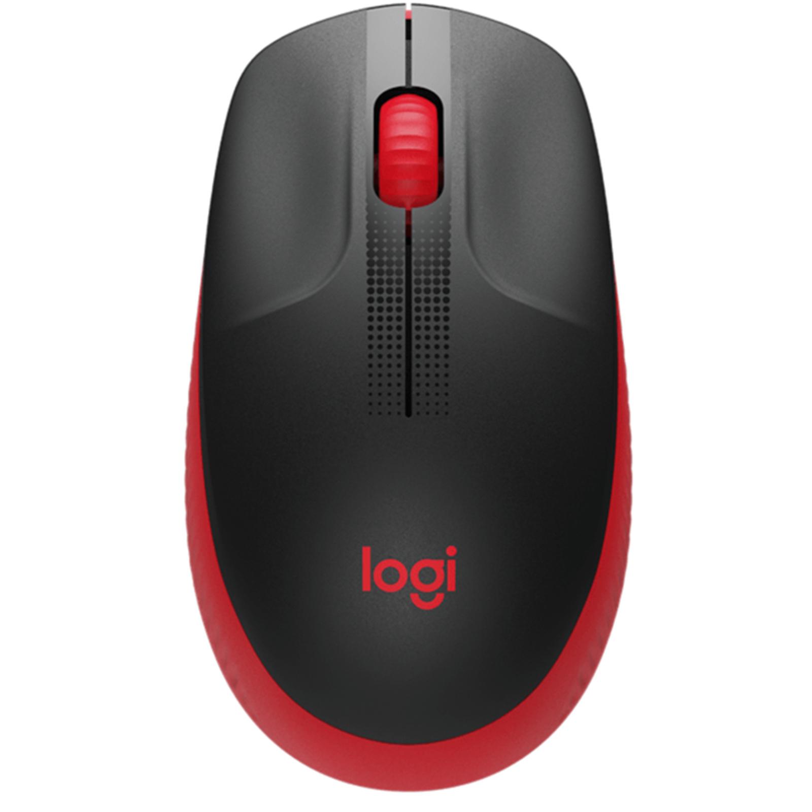 Logitech M190 Full Size Wireless Mouse - Red image 3