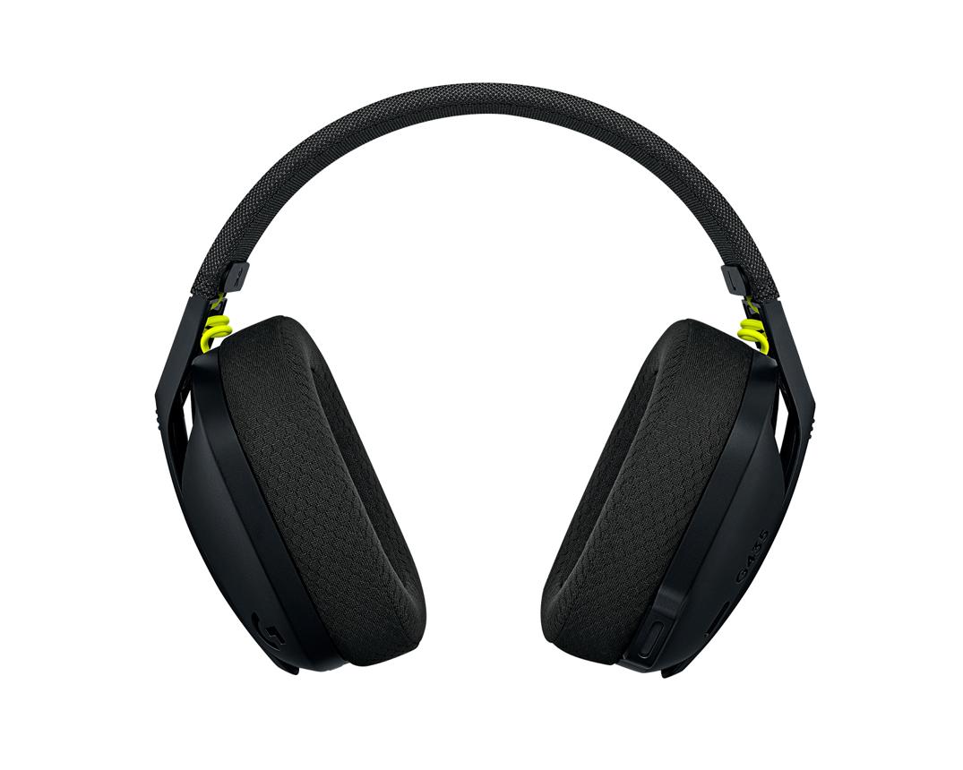 LOGITECH G435 LIGHTSPEED GAMING HEADSET (BLACK) image 2