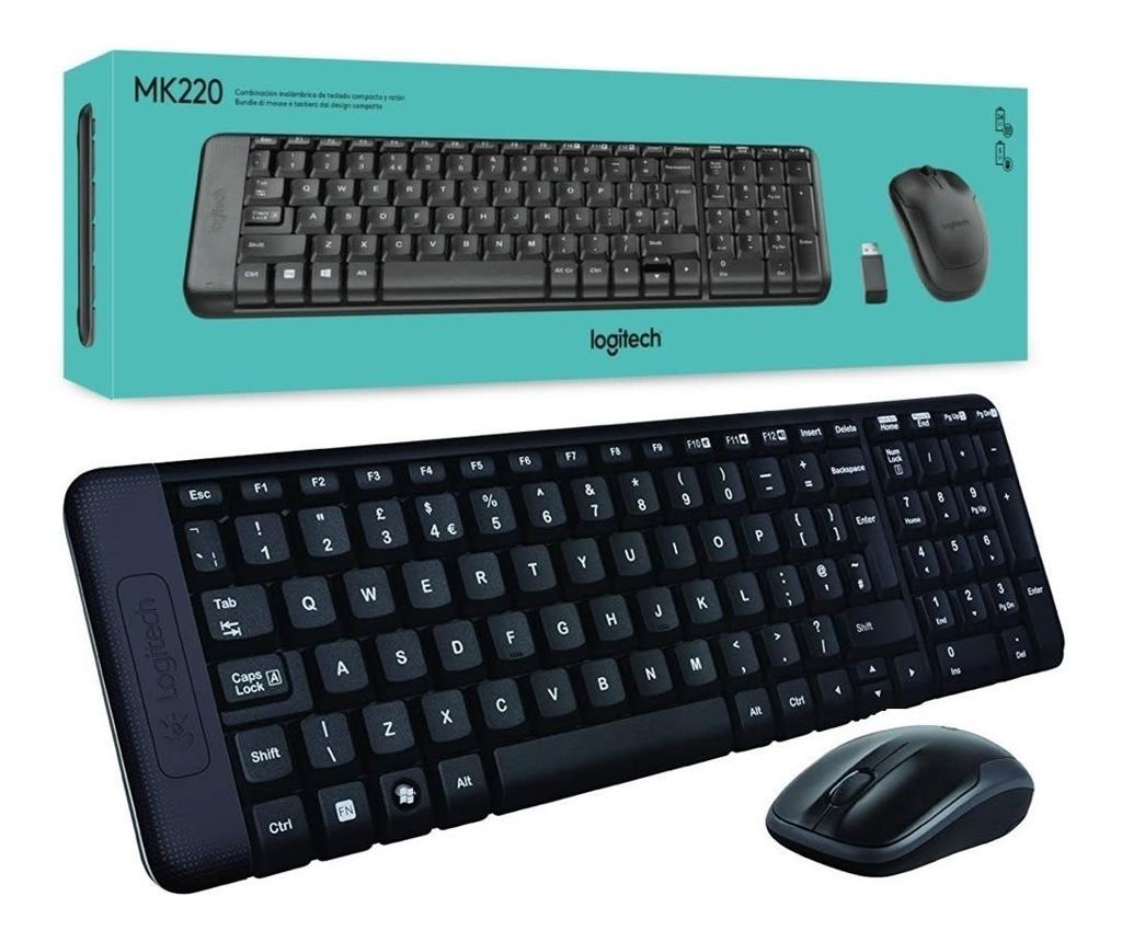 LOGITECH MK220 WIRELESS KEYBOARD AND MOUSE COMBO