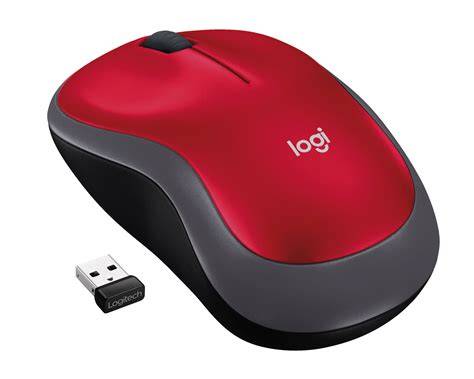 LOGITECH M185 RED WIRELESS MOUSE image 5