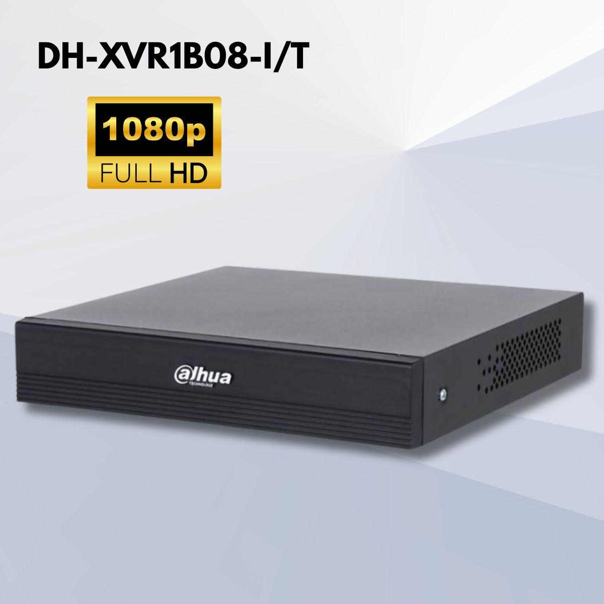 Dahua XVR1B08 – 8 Channel 2MP FHD XVR,8 Channel BNC inputs (Analog cameras),Up to 10 IP camera channels (max 6MP each), 1 SATA HDD slot, Supports u... image 2
