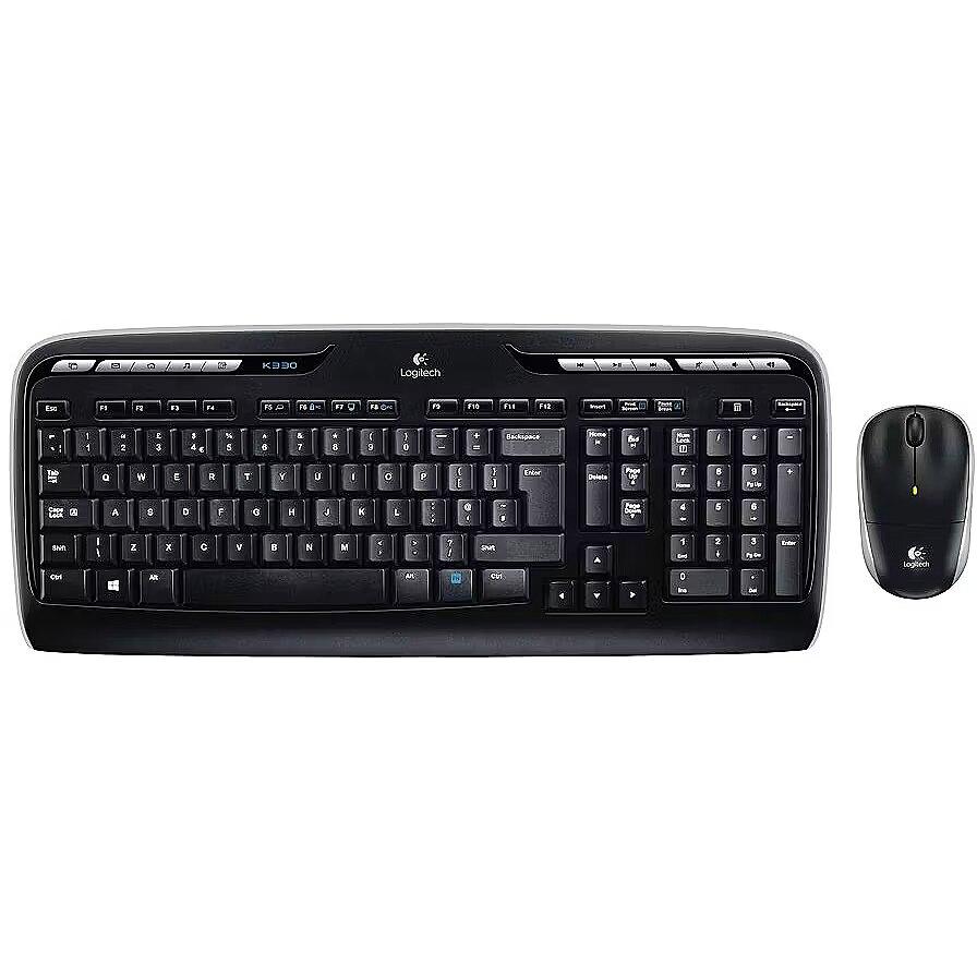 Logitech MK330 Wireless Keyboard & Mouse Combo - Black image 2