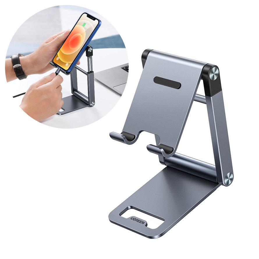 UGREEN LP263 Multi Adjustable Metal Phone Holder with Roller image 3