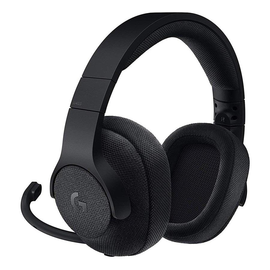 LOGITECH G433 7.1 SURROUND GAMING HEADSET TRIPLE BLACK image 3
