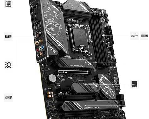 MSI Z790 GAMING PLUS WIFI ATX motherboard for Intel processors image 2