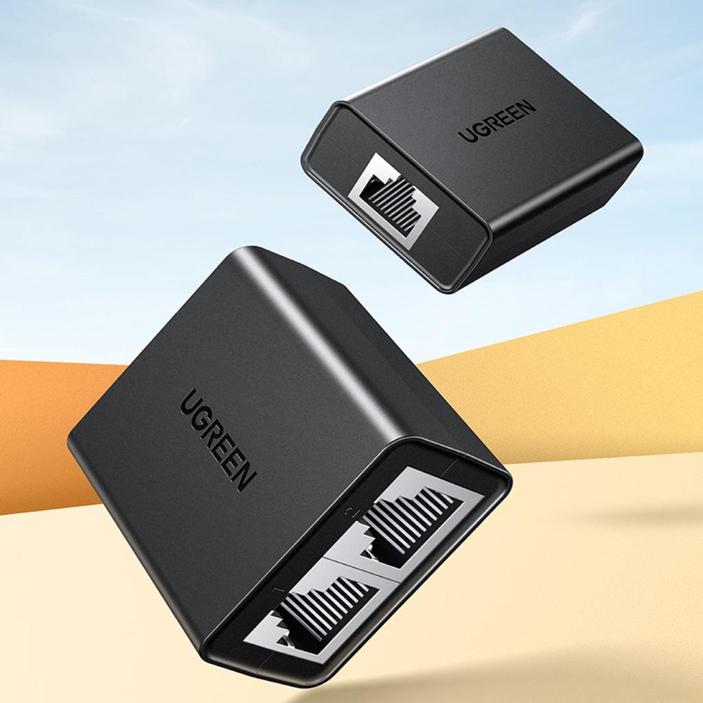 UGREEN CM210 RJ45 Splitter Adapter 2 Pack (Black) image 3