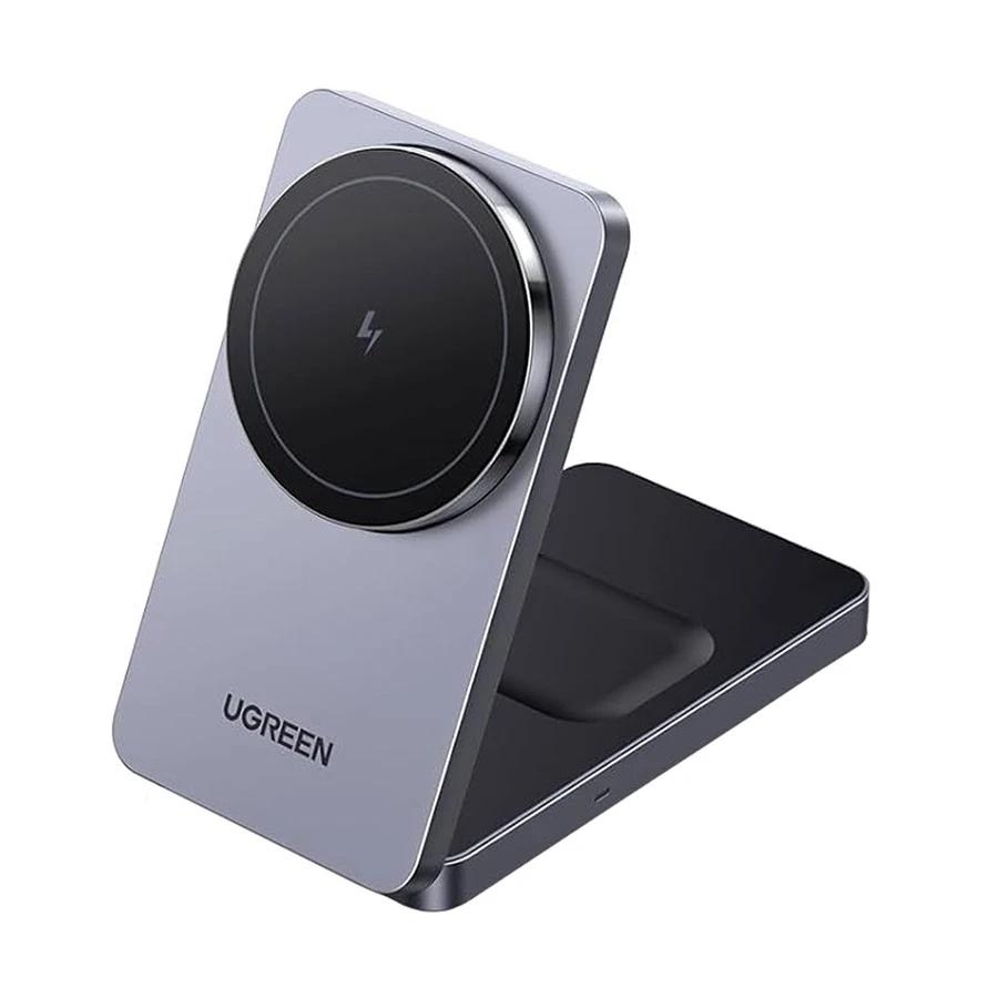 UGREEN W528 2-in-1 Magnetic (Phone (15W) and Air Pods(5W)) Wireless Charger image 3