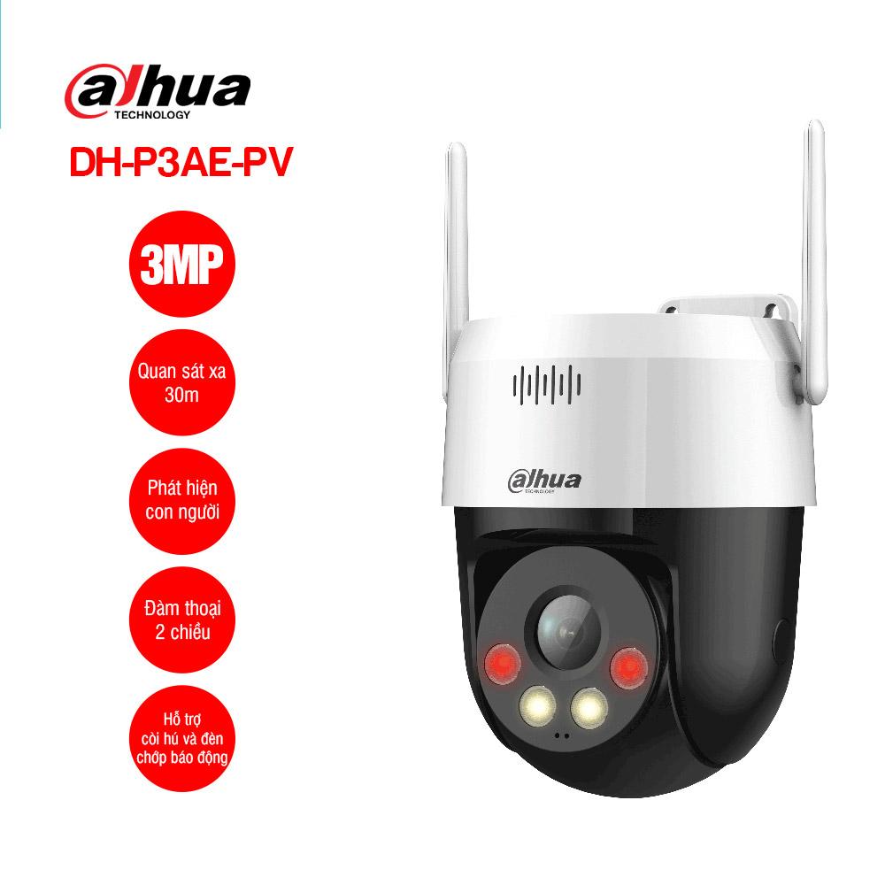 P3AE-PV  3MP Wireless Network PT Camera, IP66 (Outdoor),  RJ45 Ethernet & wifi connectivity,Micro SD card (up to 256 GB); 0° to 345°;pan and 0° to... image 2
