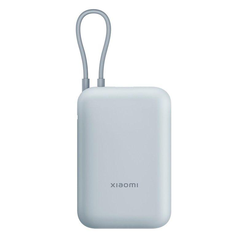 XIAOMI POWER BANK 10000MAH (INTEGRATED CABLE) ICE BLUE GL image 2