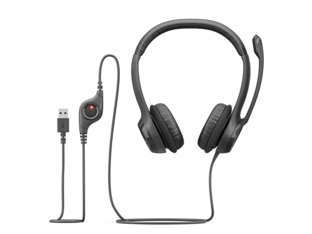 Logitech H390 USB Headset with Noise-Canceling Mic image 2