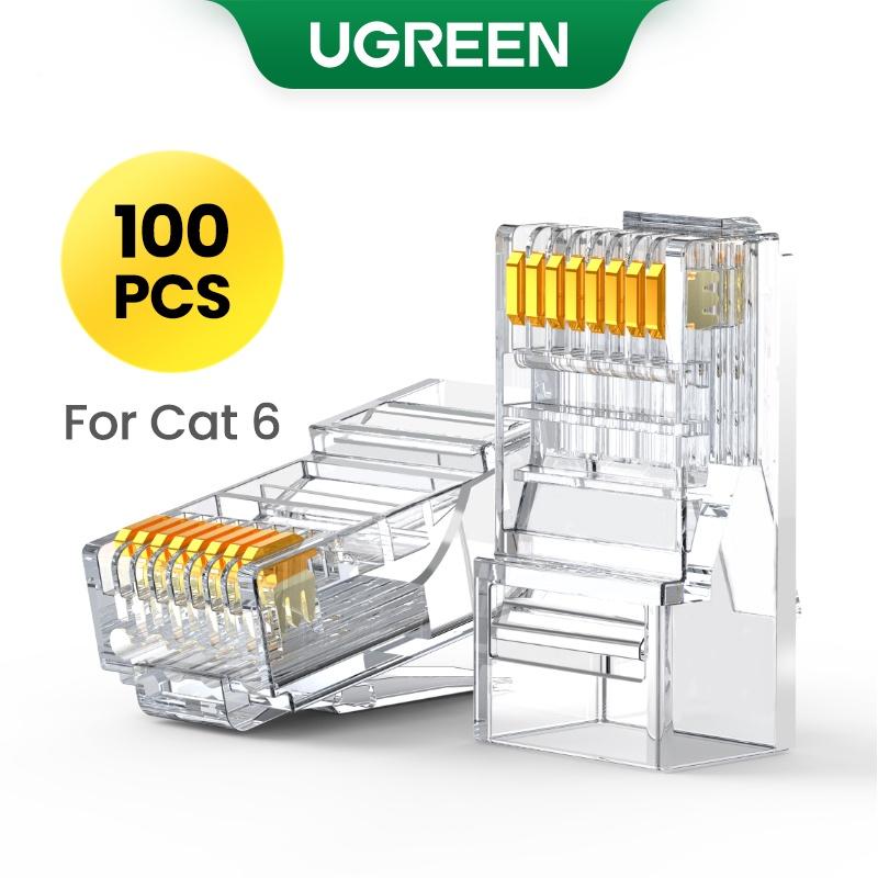 UGREEN NW111 Cat 6 Shielded Crystal Head 100 Pack