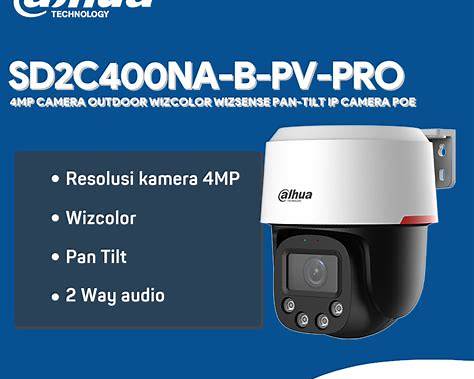 DAHUA SD2C400NA-B-PV-PRO  4MP(2.8 mm) WizColor WizSense Network PT Camera