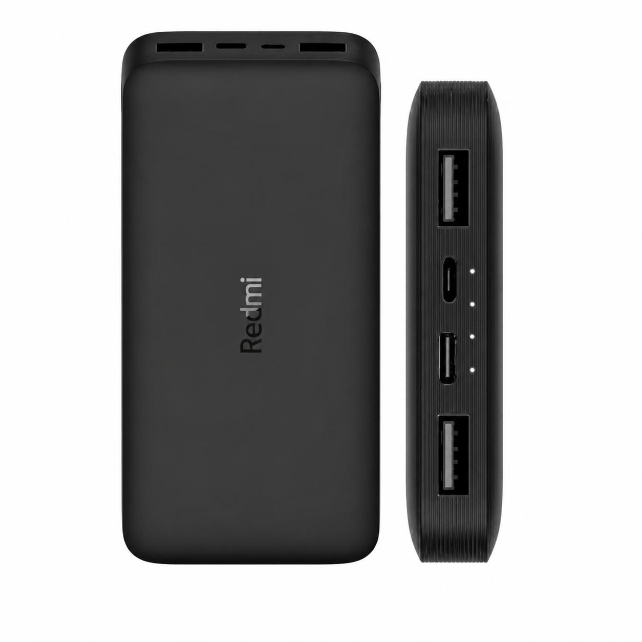 XIAOMI POWER BANK 20000MAH REDMI 18W FAST CHARGE POWER BANK BLACK image 3