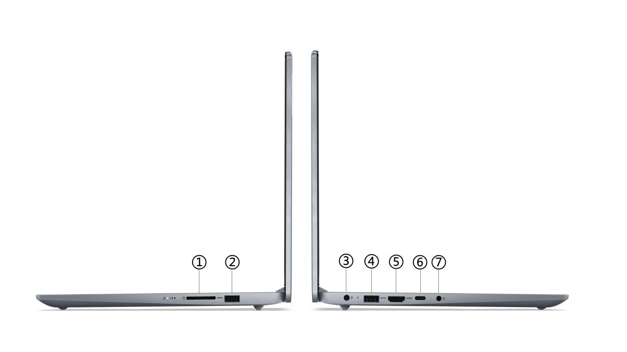 Lenovo IdeaPad Slim 3 14IRH8, Intel® Core™ i7-13620H, Intel® UHD Graphics, 16GB LPDDR5-4800, 512GB SSD M.2 2242 PCIe® 4.0x4 NVMe®