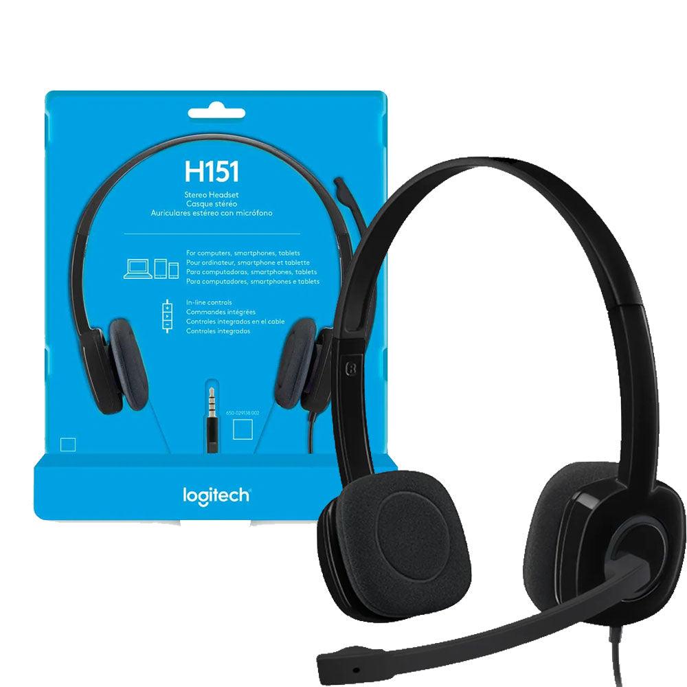 Logitech H151 wired Stereo Headset With Noise Cancelling Mic