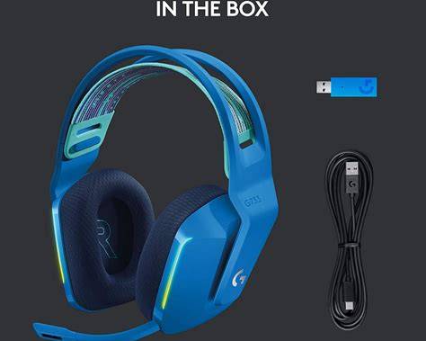 LOGITECH G733 LIGHTSPEED WIRELESS RGB GAMING HEADSET (BLUE) image 2