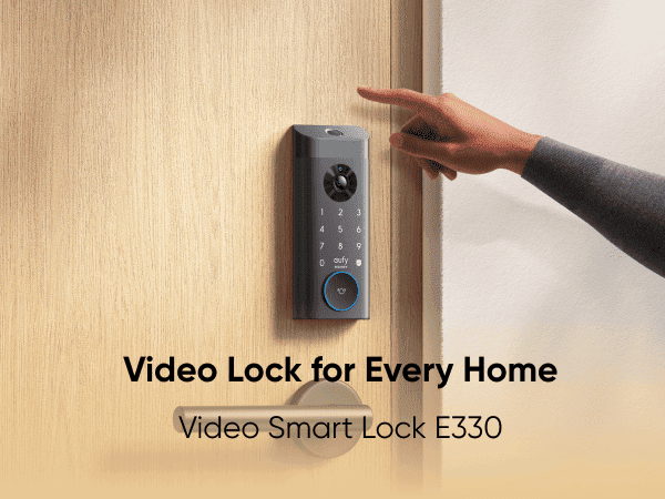 EUFY SECURITY E330 VIDEO LOCK LIGHT GRAY