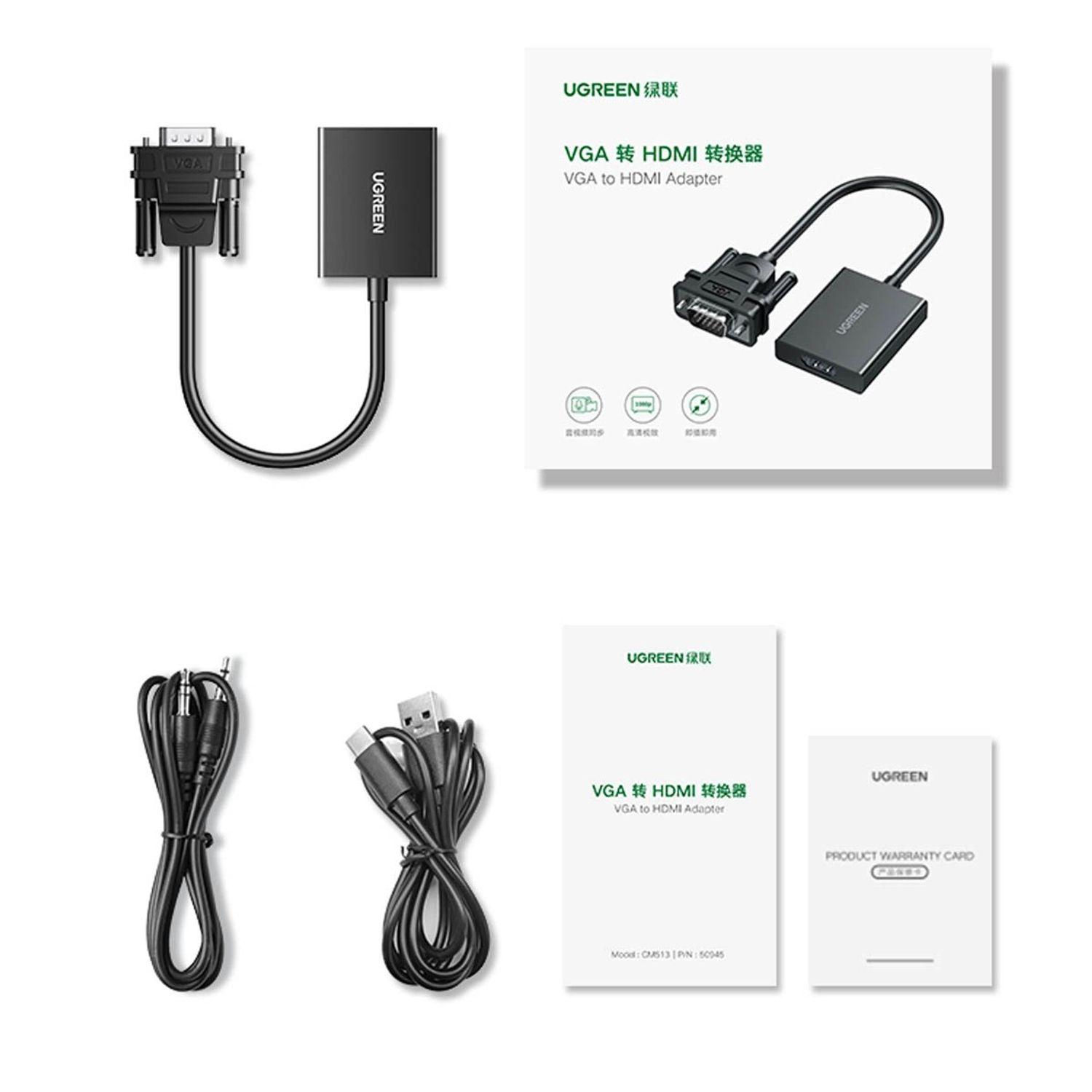 UGREEN CM513 VGA to HDMI Adapter
