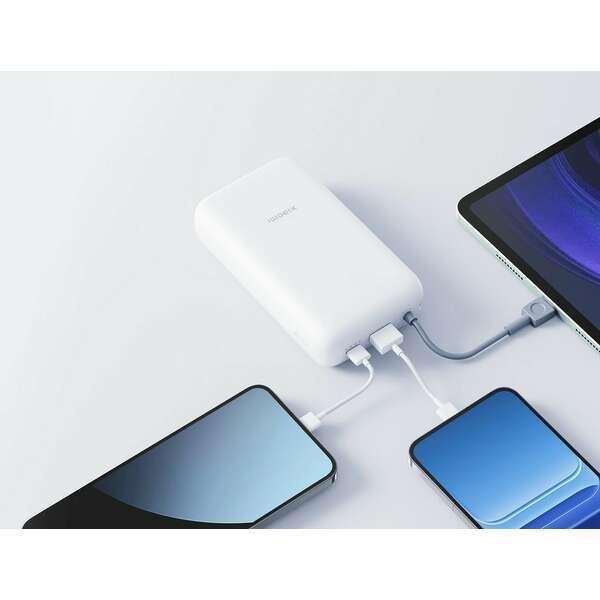 XIAOMI POWER BANK 20000MAH (INTEGRATED CABLE) GL LIGHT GRAY