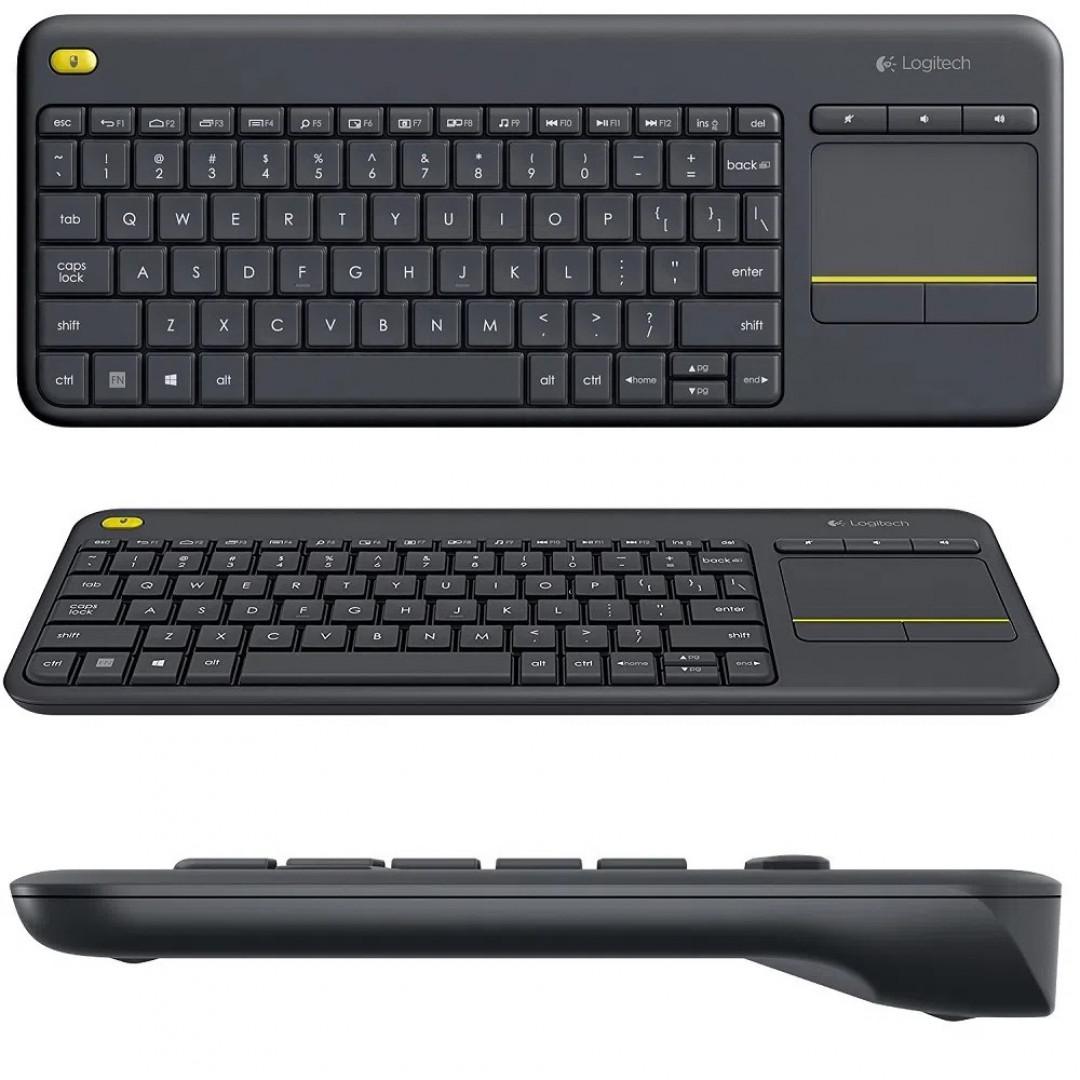 Logitech K400 Plus Wireless Keyboard with Touchpad - Black image 2