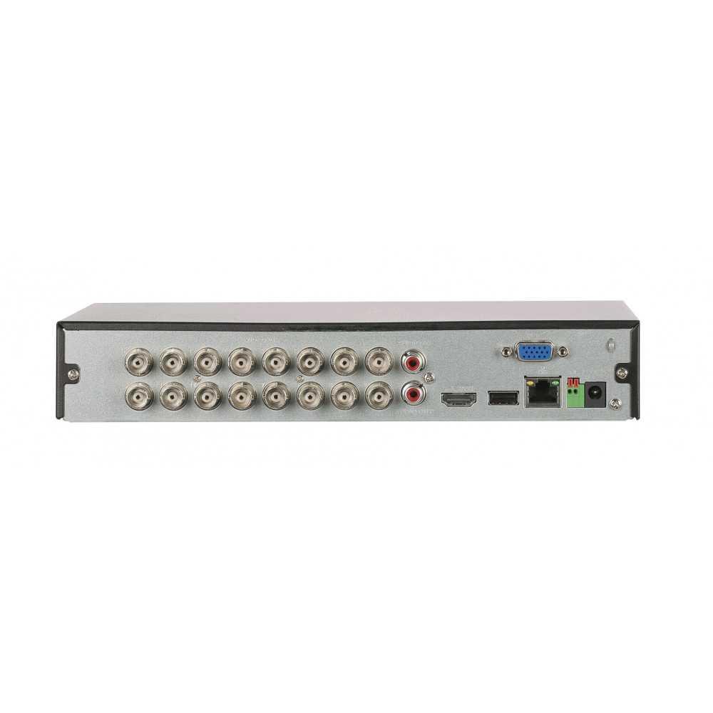 Dahua XVR5116HS Penta-brid 5MP 16 Channel BNC inputs (Analog cameras),24 IP camera channels (max 6MP each),1 SATA HDD slot(Supports up to 16TB hard... image 2