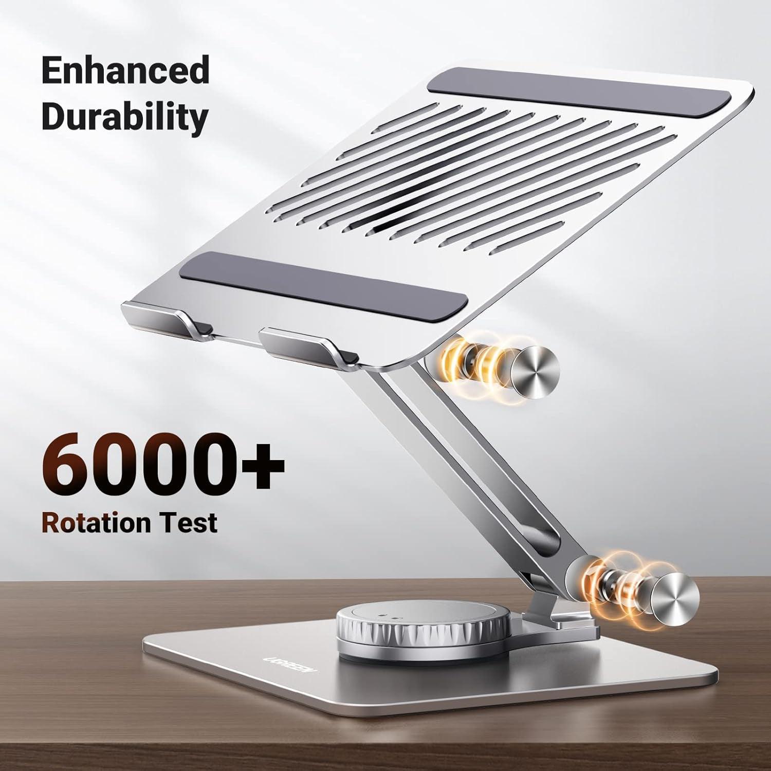 UGREEN LP876 Dual Axis Rotating Adjustable & Foldable Holder Laptop Stand image 2