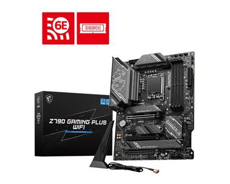 MSI Z790 GAMING PLUS WIFI ATX motherboard for Intel processors