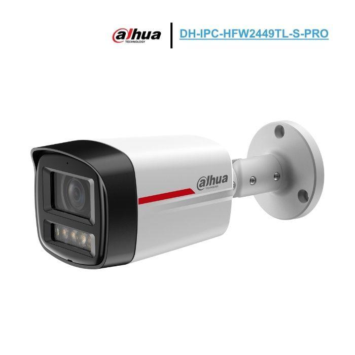 DAHUA DH-HFW2449TL-S-PRO BULLET 4MP (6 mm) Fixed-focal Bullet Wizcolor Network Camera, 12 VDC/PoE  power supply, Supports motion detection, video t... image 3