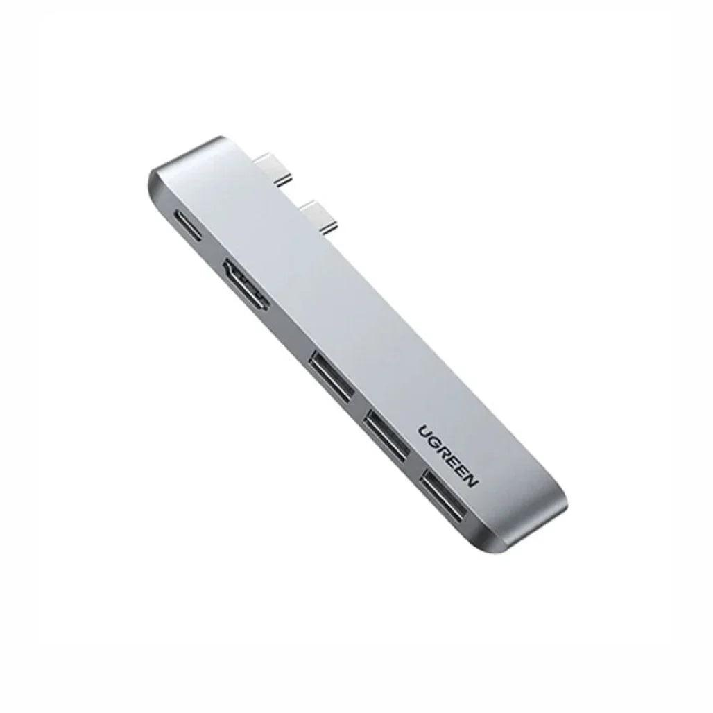 UGREEN CM251 5-in-2 Dual USB-C MacBook Docking Hub with HDMI and 100W PD
