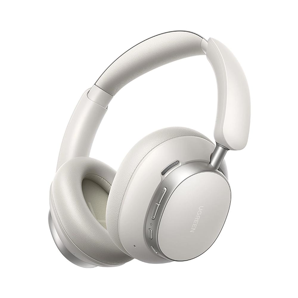UGREEN HP206 HiTune Max6 Over-ear Bluetooth Headphone with Adaptive Noise Cancelling(up to 120 hrs)-White image 3