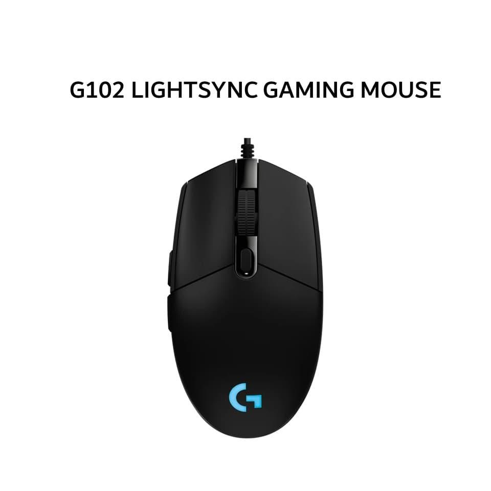 LOGITECH G102 LIGHTSYNC GAMING MOUSE BLACK image 3